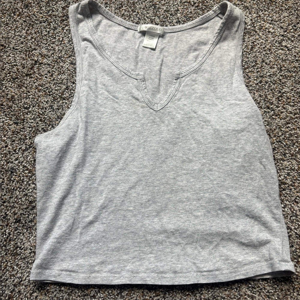 Gray Sleeveless Women's Top bozzolo large